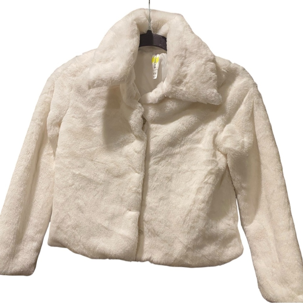 Epic Threads Cream Faux Fur Jacket for Kids - Picture 3 of 9